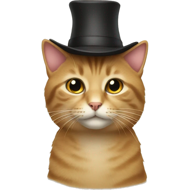 Cat with hat emoji