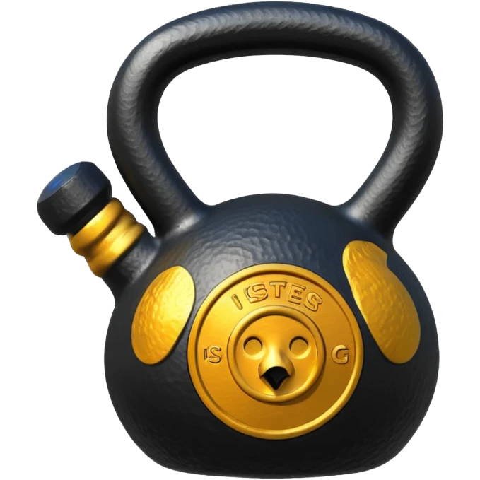 спортивная гиря emoji