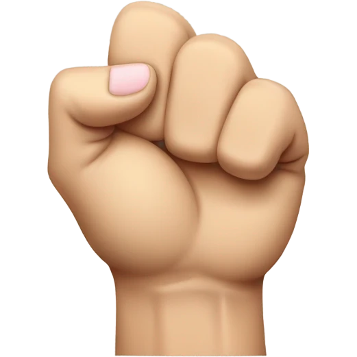 a fist facing up with index and pinky fingers facing up emoji