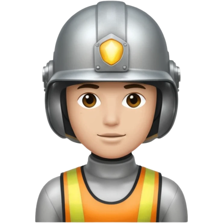 голова в танковом шлемафоне emoji