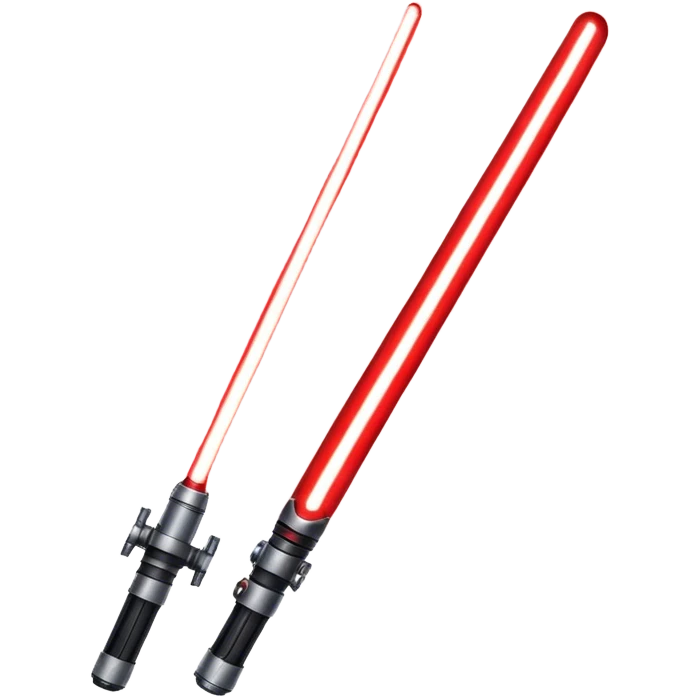 red lightsaber  emoji