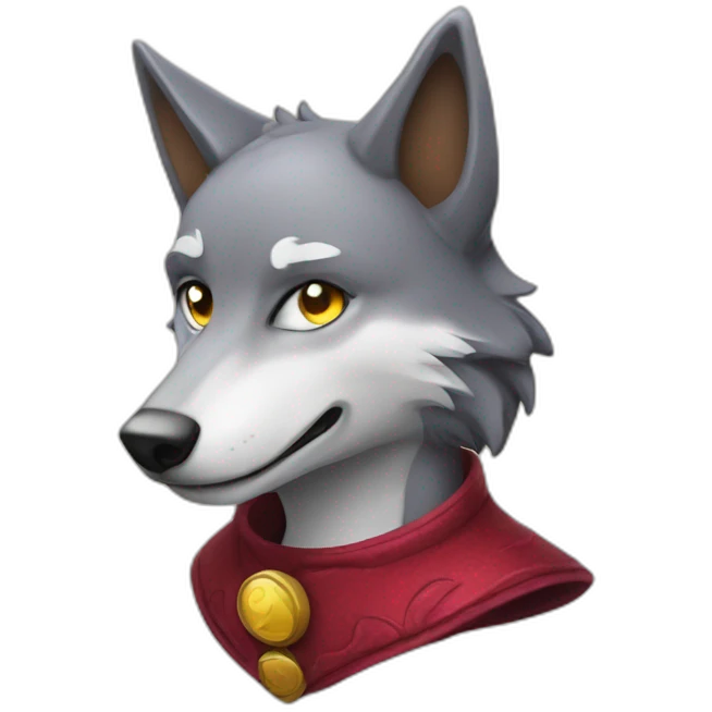 Magicien loup emoji