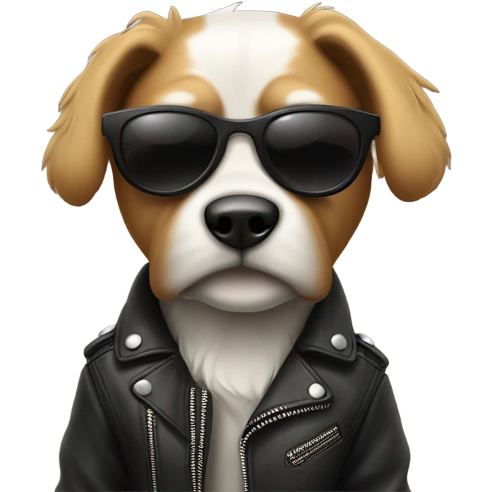 Rock and roll dog emoji