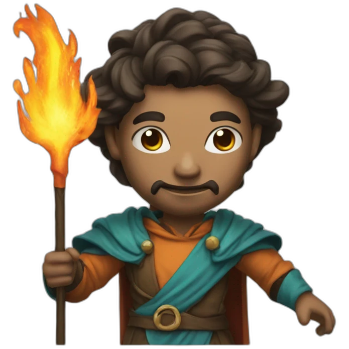 Great Mage of fire emoji