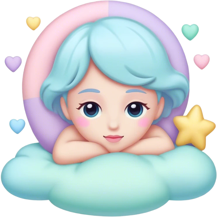 dream pastel color emoji