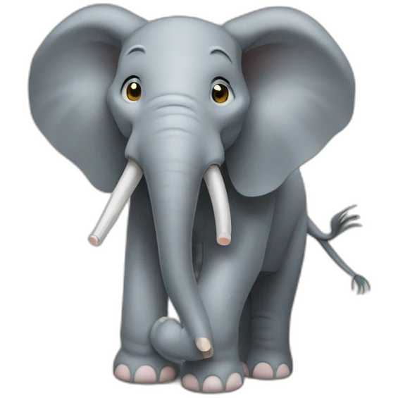 Elephant sur souris emoji