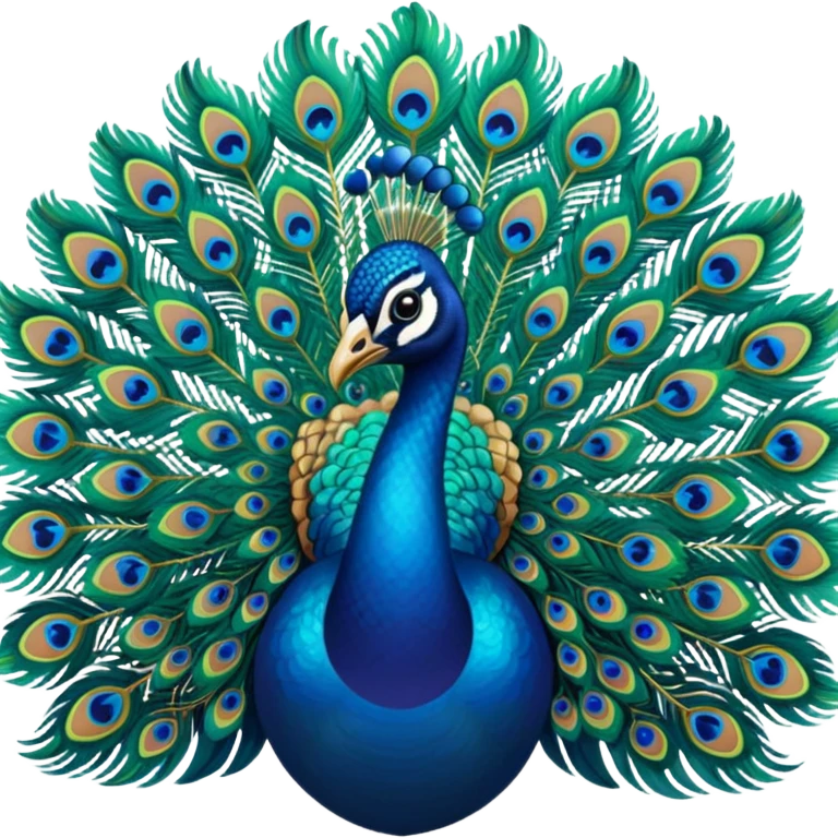 Peacock emoji