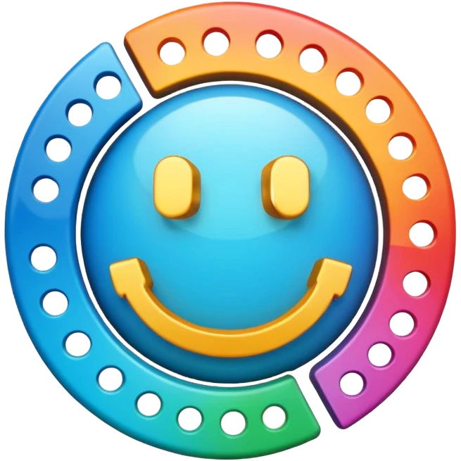 génère moi un logo de codeur pro avec les sumbole de code en 3d emoji