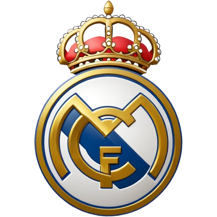 Create real Madrid logo emoji emoji