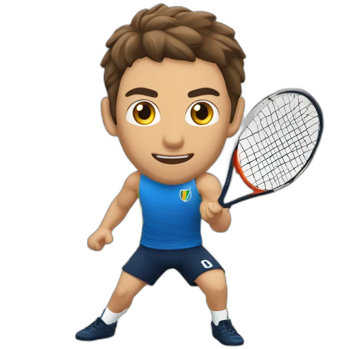 facundo conte jugando voley emoji