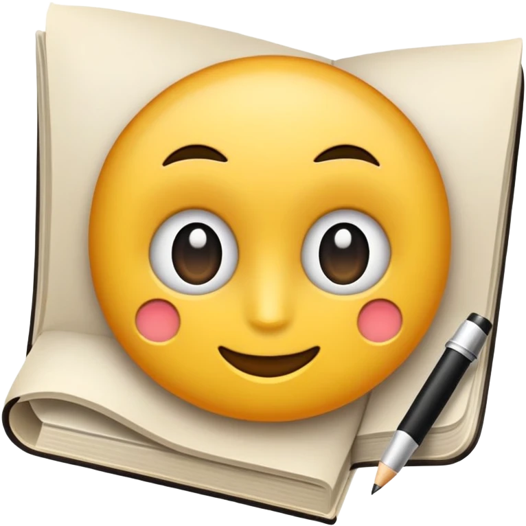 Тетрадь с рисунком платья emoji