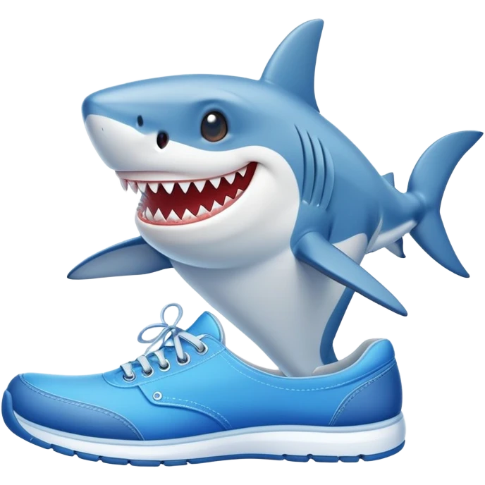tiburon con zapatos  emoji