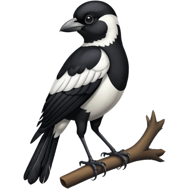 Magpie emoji