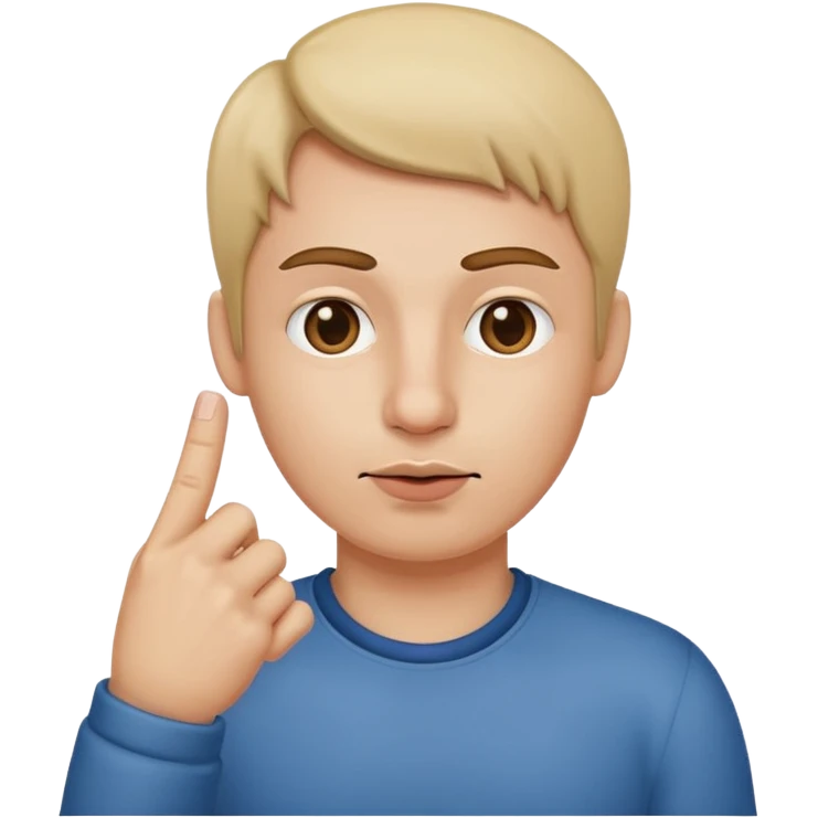Middle Finger in nose  emoji