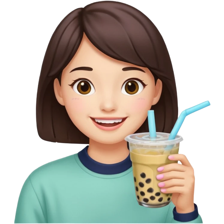 Preppy Boba  emoji