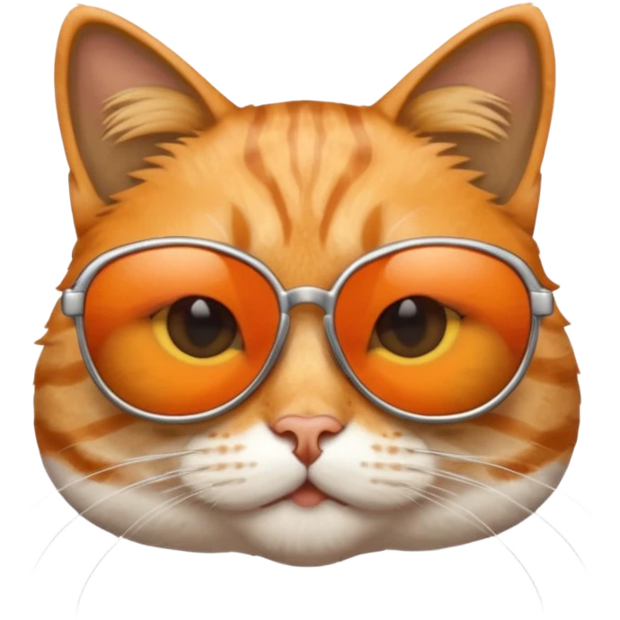 Cat wearing sunglasses emoji