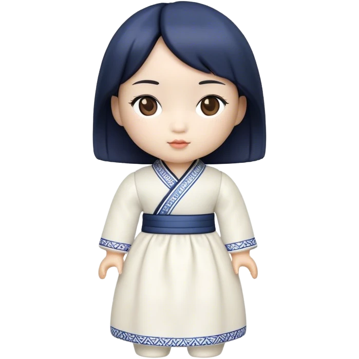muñeca with asian features emoji