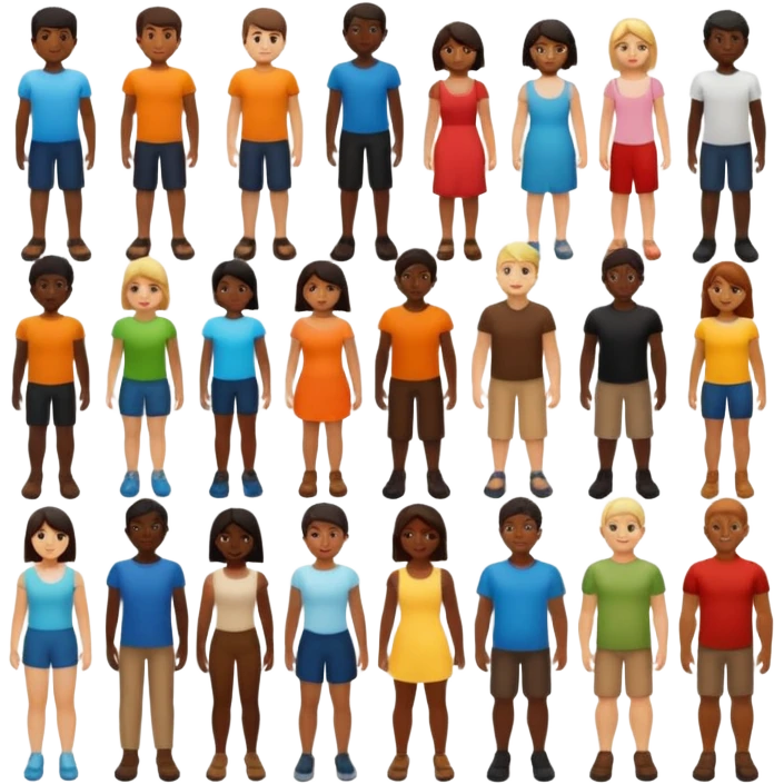 一群人的背影 emoji