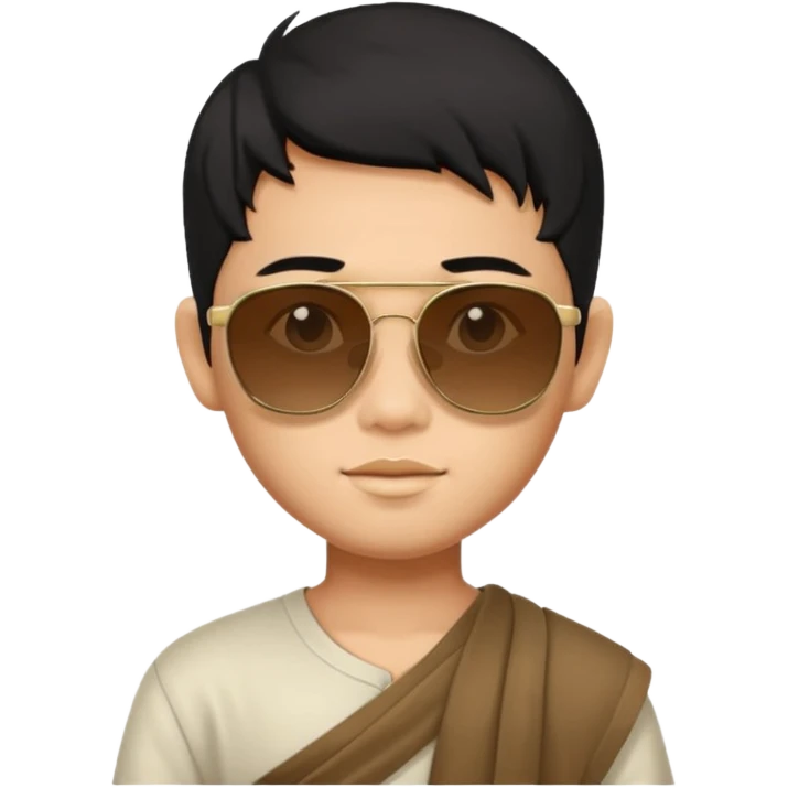 thaland ancient boy with sunglasses emoji