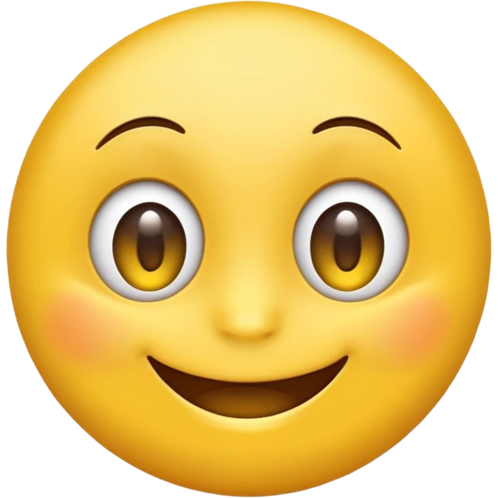 “Create a high-quality, bright yellow emoji with expressive, playful eyes and a big, cheerful smile. It should look cute, funny, and instantly relatable, like the classic 😂 emoji, with smooth shading, a clean design, and a friendly, cartoon style.” emoji