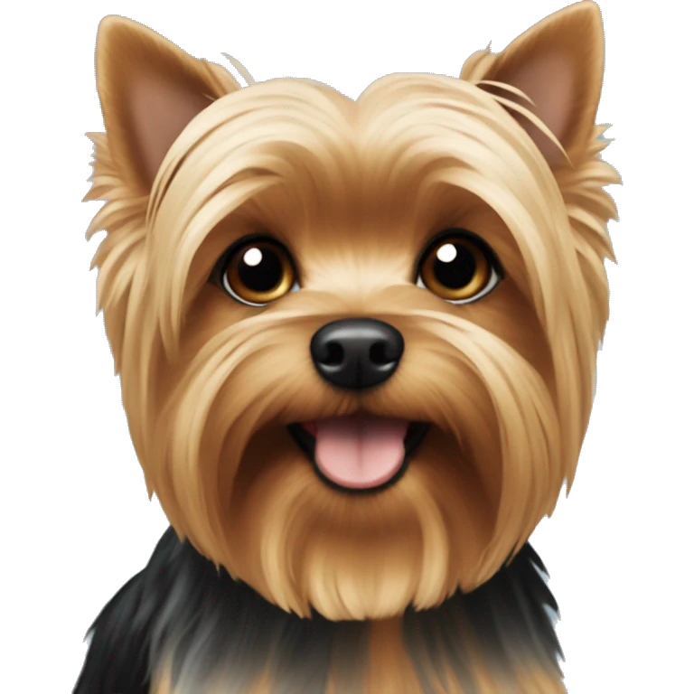 Yorkie dog emoji