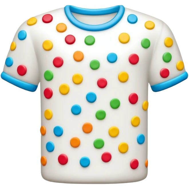 cake in the shape of a t-shirt emoji