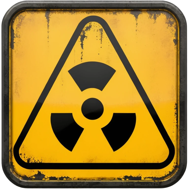 sulfuric acid, hazard sign emoji