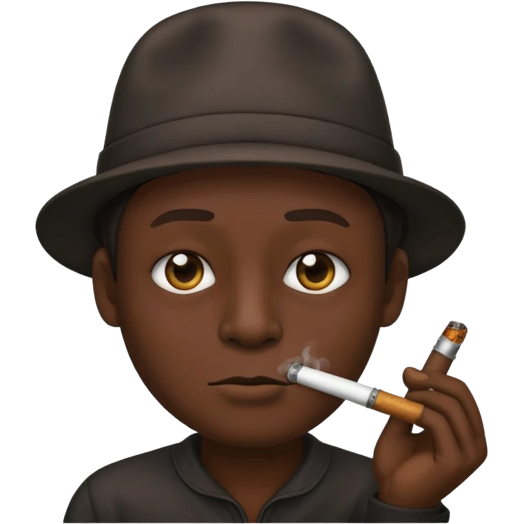 Emoji smoking crack pipe emoji