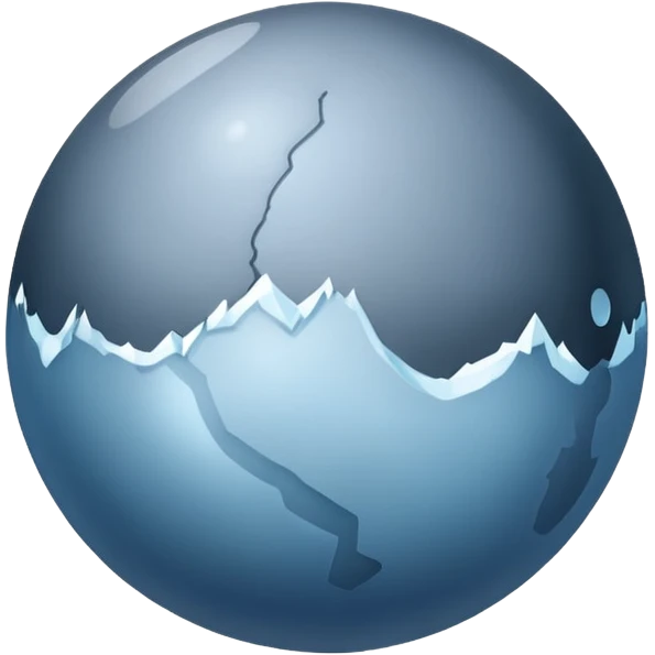 Pluto as a planet, icy surface, small and distant, no text emoji