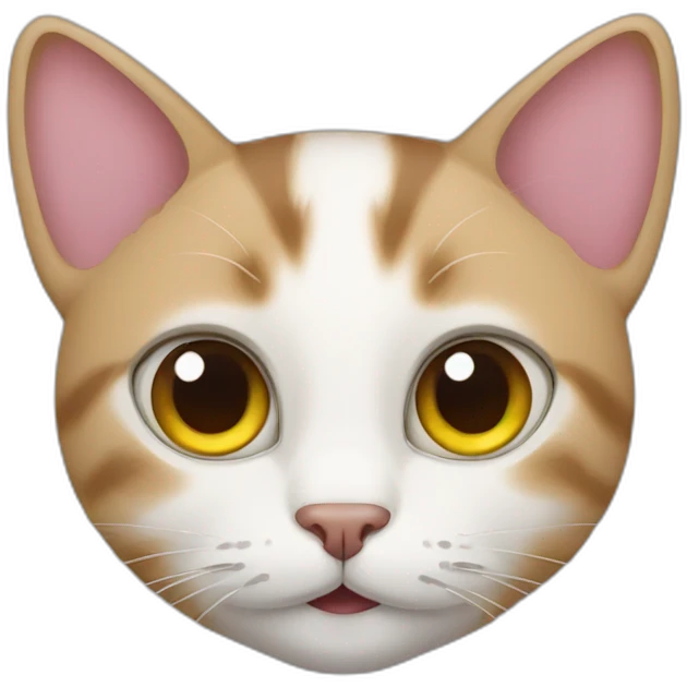 Cat with different colour eyes  emoji