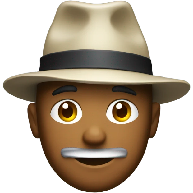 Playstation wearing a hat emoji
