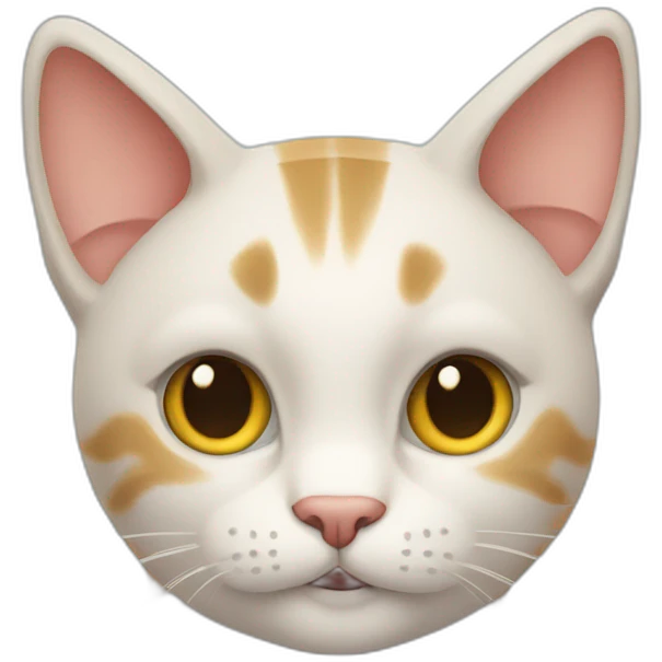 Cat serious thumps up emoji