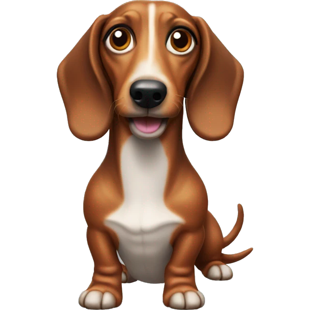 Minacture sausage dog  emoji