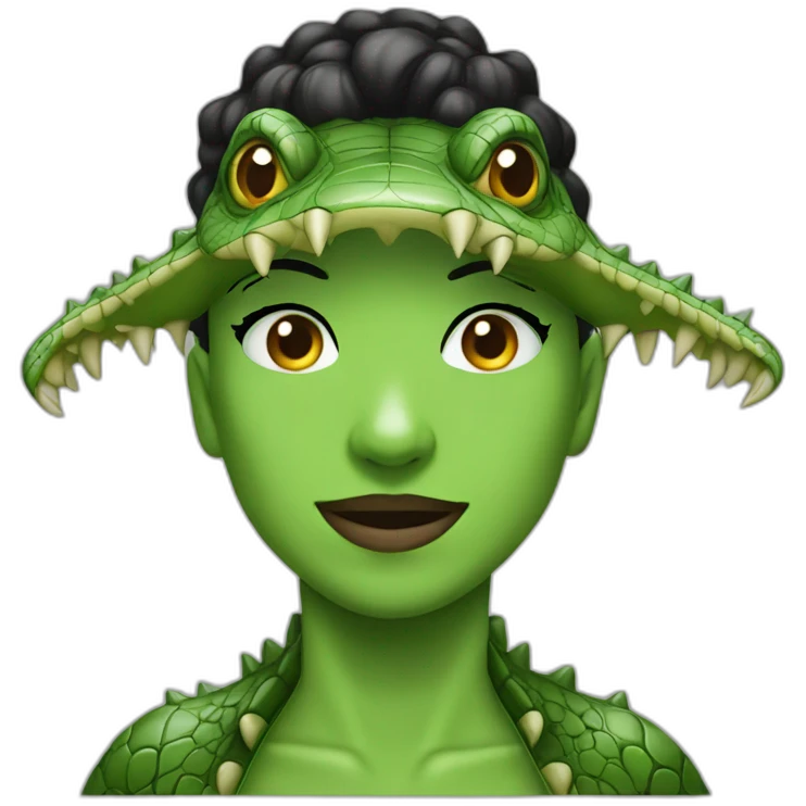 crocodile one piece en femme emoji