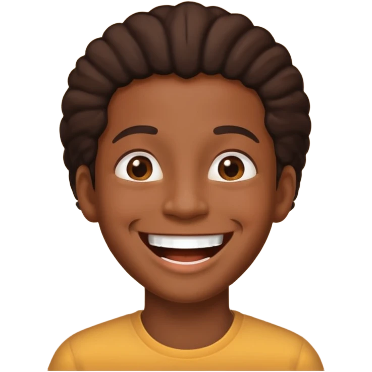 over react on a black person emoji