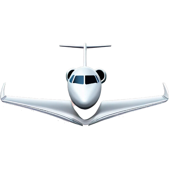 Private jet with a Light pink and orange sky view from the clouds emoji