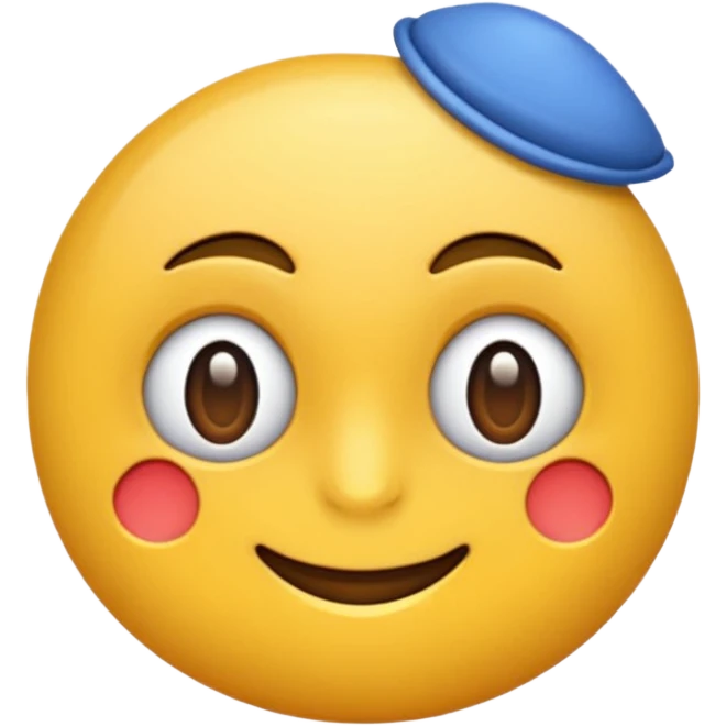 детализированный синий чертеж emoji