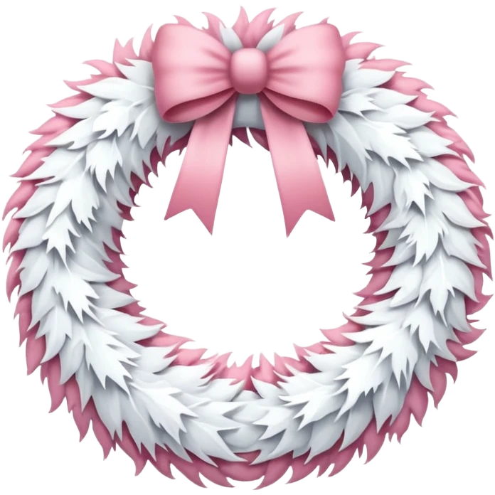 white and pink christmas reef with no green emoji