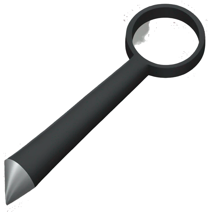 search symbol facing to left side and in black and gary color emoji