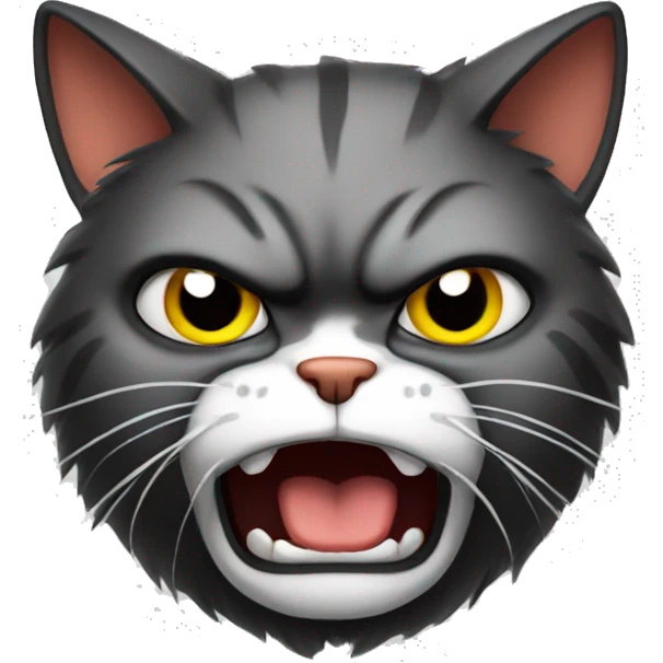 Angry cat emoji