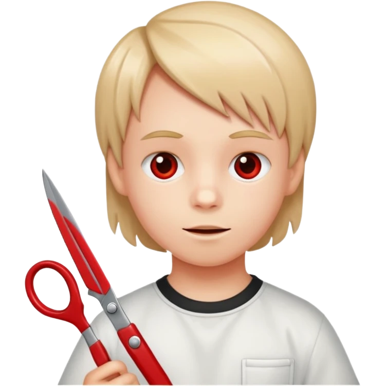 kid scissors emoji