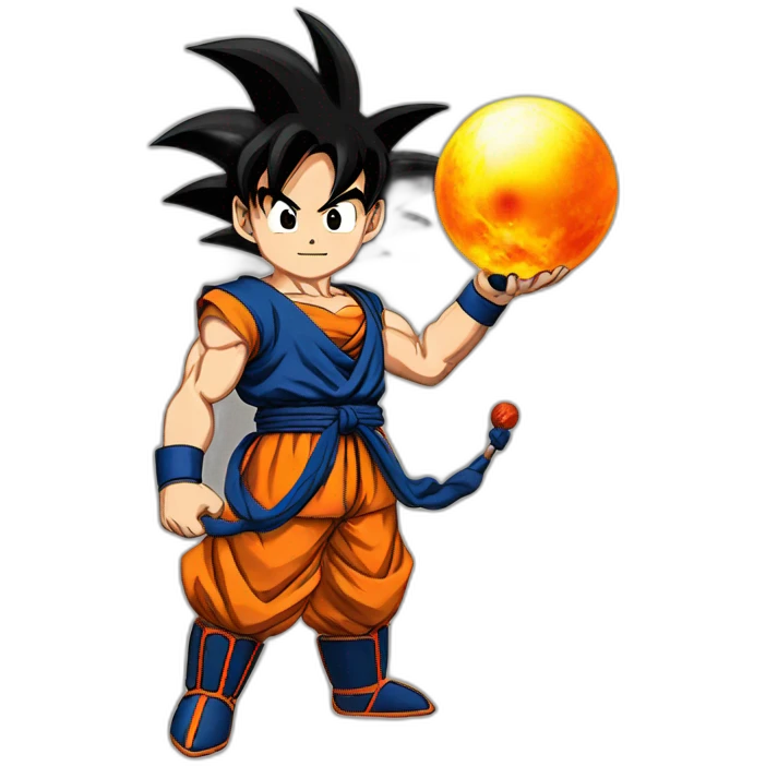 Goku-holding-an-dragonball emoji