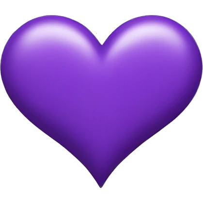purple heart emoji emoji