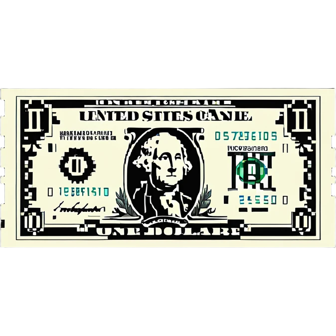 dollar bill, US dollar note emoji