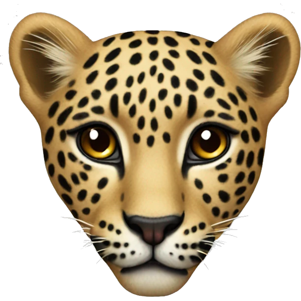 Leopard heart emoji
