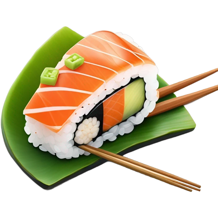sushi on a lake  emoji