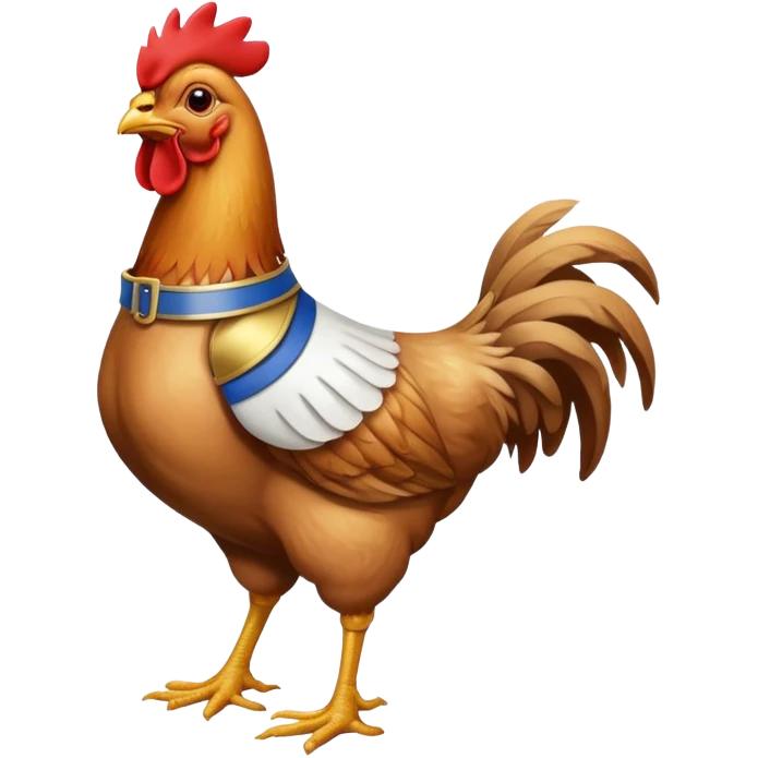 Chicken jockey emoji