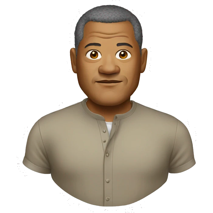 laurence-fishburne wearing shirt emoji