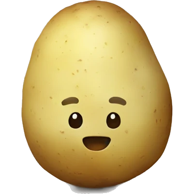 Raw potato emoji