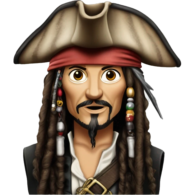 Johny depp captain jack sparrow emoji